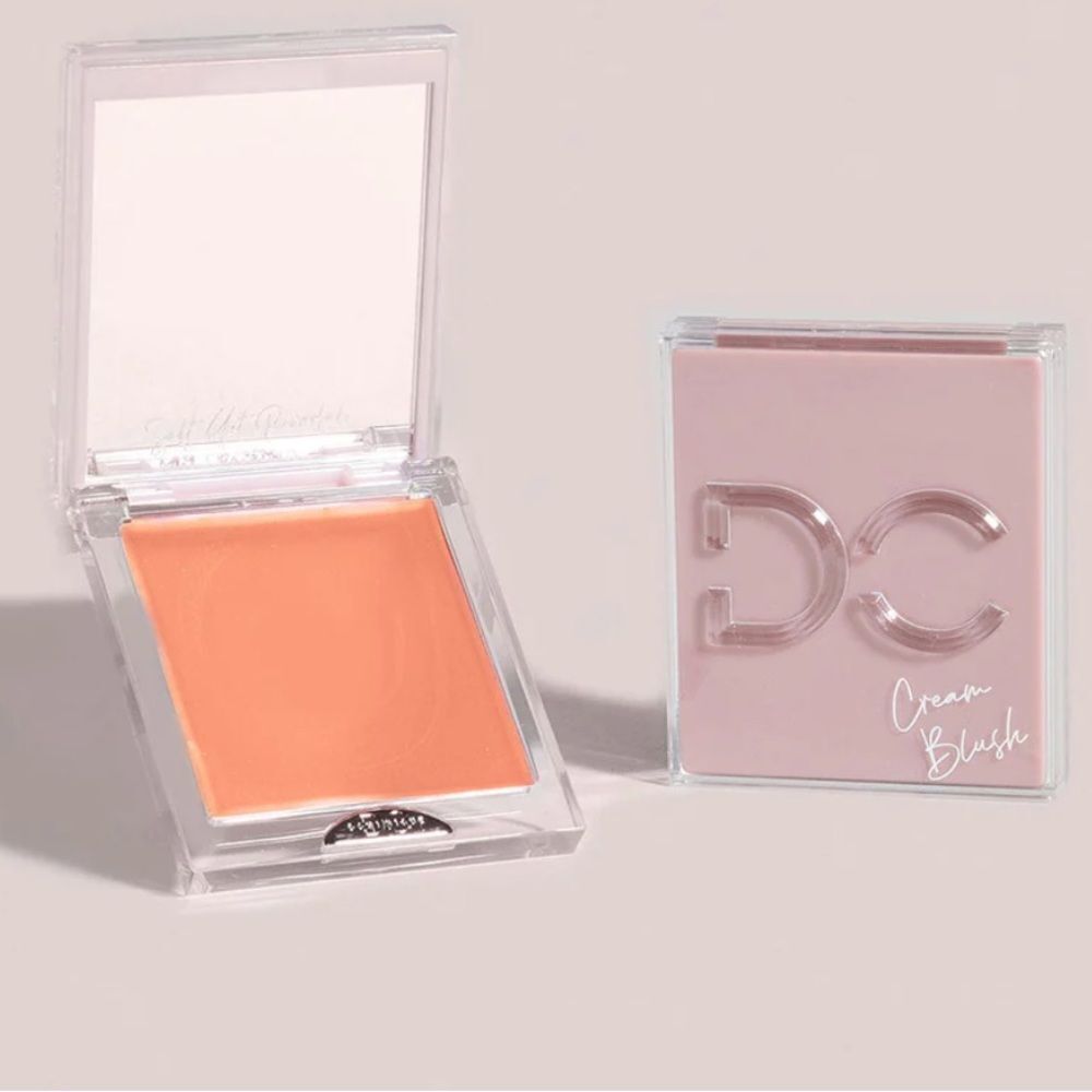 Dominique Cosmetics Silk Tone Cream Blush in Warm Peach with hyaluronic acid new